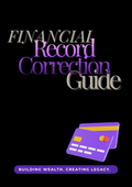 Financial Record Correction Guide
