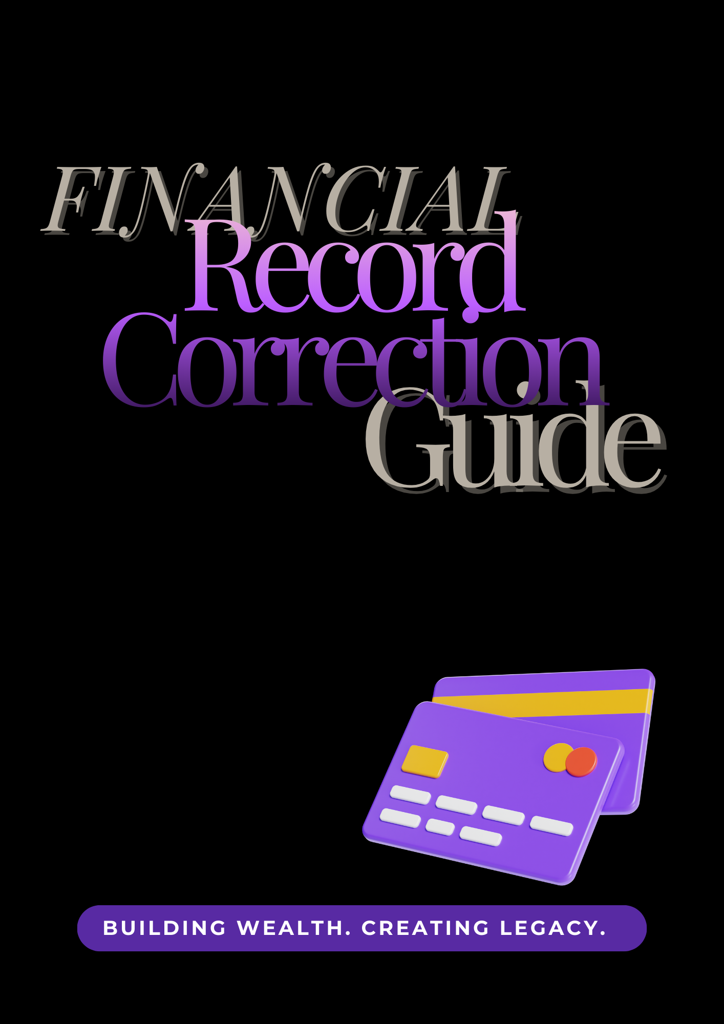 Financial Record Correction Guide